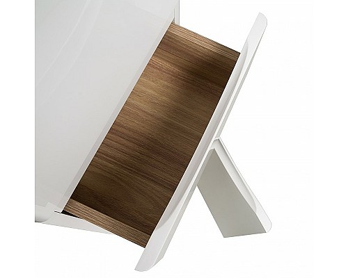 Шкаф пенал Runo Афина 35 R 00-00001173 Белый