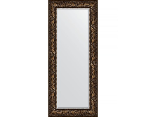 Зеркало Evoform Exclusive 139х59 BY 3521 с фацетом в багетной раме - Византия бронза 99 мм