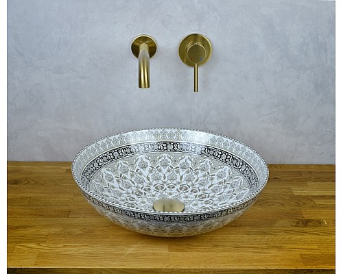 Раковина чаша Bronze de Luxe Марракеш 1008G серый