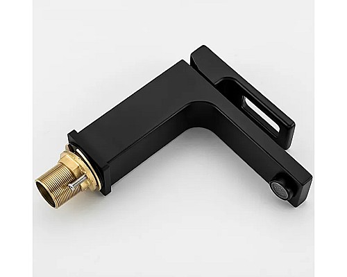 Смеситель для раковины Gappo G1017-6 Черный матовый Смеситель для раковины Gappo G1017-6 Черный матовый