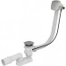 Слив-перелив Alcaplast полуавтомат Белый Хром