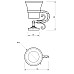 Стакан для зубных щеток Migliore Edera 16929 Хром