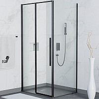 Душевой уголок RGW Stilvoll SV-42B 130x80 32324238-014 профиль Черный стекло прозрачное