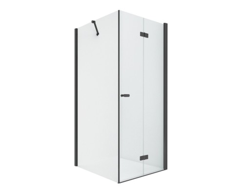 Душевое ограждение NEW TRENDY NEW SOLEO BLACK складные двери R 90x70x195 (черный)