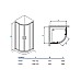 Душевое ограждение Koller Pool Aqua Line 90x90