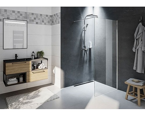 Душевая перегородка Riho Novik Z400 100 G003031120 (GZ4100000) Хром