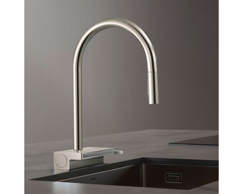 Смеситель для кухни Hansgrohe Aquno Select M81 Сталь