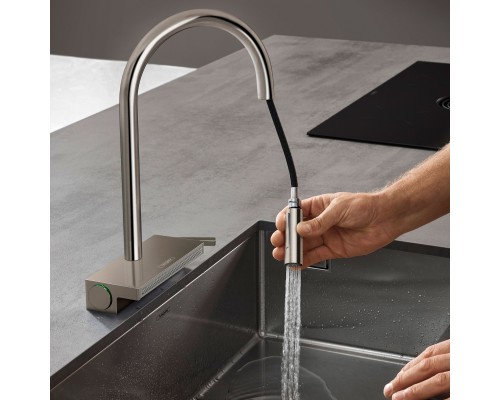 Смеситель для кухни Hansgrohe Aquno Select M81 Сталь