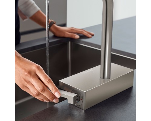 Смеситель для кухни Hansgrohe Aquno Select M81 Сталь