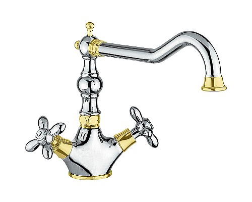 Смеситель для кухни Migliore Princeton Plus 18262 Хром Золото