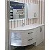 Шкаф для стиральной машины De Aqua Трио Люкс 70 185076 Белый