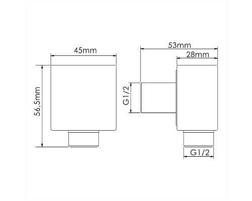 Подключение шланга WasserKRAFT A124