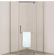 Душевой уголок Agger 90x90 A03-090MCR/G профиль Хром стекло матовое