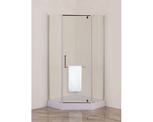 Душевой уголок Agger 90x90 A03-090MCR/G профиль Хром стекло матовое