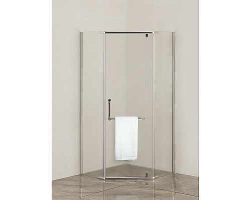 Душевой уголок Agger 90x90 A03-090MCR/G профиль Хром стекло матовое