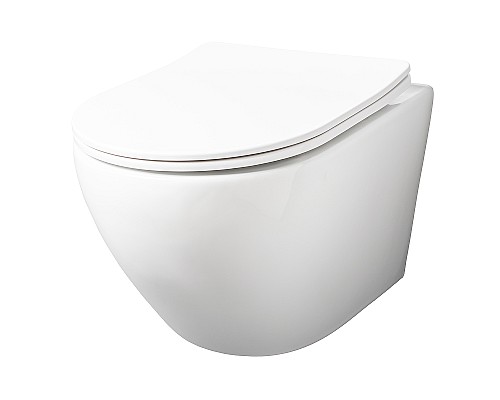 Унитаз WellWant Aura WWU01122W подвесной с сиденьем Микролифт