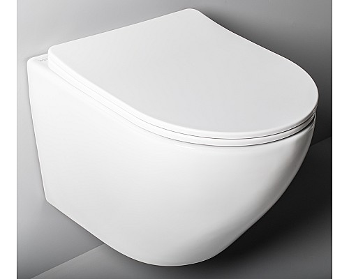 Унитаз WellWant Aura WWU01122W подвесной с сиденьем Микролифт