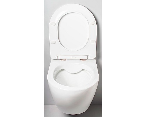 Унитаз WellWant Aura WWU01122W подвесной с сиденьем Микролифт