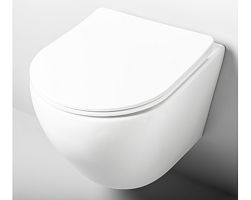 Унитаз WellWant Aura WWU01122W подвесной с сиденьем Микролифт