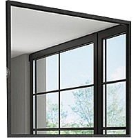 Зеркало Comforty Бредфорд 90 00004147988 Черное