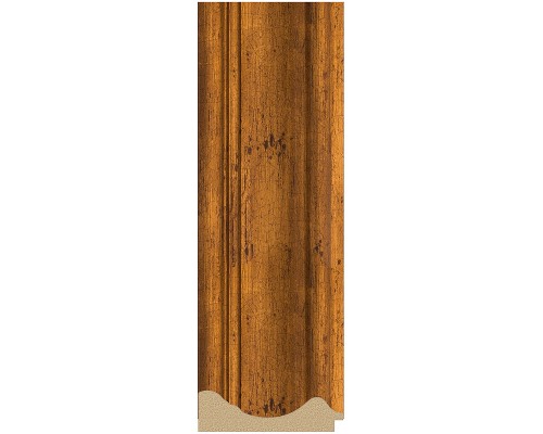 Зеркало Evoform Definite 122х72 BY 3221 в багетной раме - Травленая бронза 99 мм