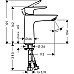 Смеситель для раковины Hansgrohe Talis E однорычажный 71711000