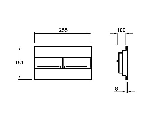 Комплект унитаза с инсталляцией Jacob Delafon Vox E21770RU-00 с сиденьем Микролифт и клавишей смыва