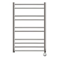 Полотенцесушитель электрический Lemark Ursus LM72810Е П10 50x80, левый/правый, хром