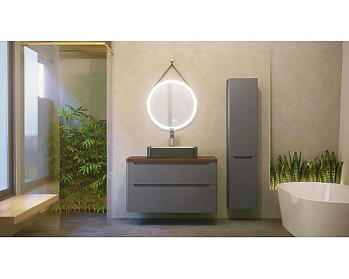 Столешница под раковину Jorno Wood 100 Wood.06.100/DW Темное дерево