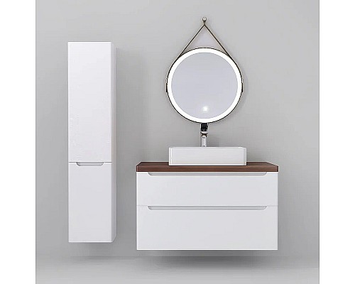 Столешница под раковину Jorno Wood 100 Wood.06.100/DW Темное дерево