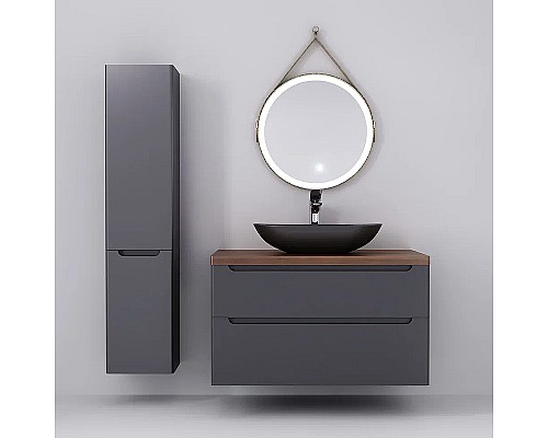 Столешница под раковину Jorno Wood 100 Wood.06.100/DW Темное дерево