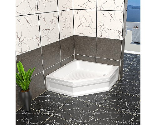 Акриловый поддон для душа RGW Acrylic BT/CL-S-A 100x100 16180500-51 Белый