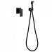 Гигиенический душ со смесителем Abber Daheim AF8225B Черный матовый