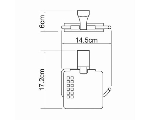 Держатель туалетной бумаги WasserKRAFT K-5225