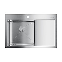 Кухонная мойка Omoikiri Akisame 78-IN-L 4973060 нержавеющая сталь 