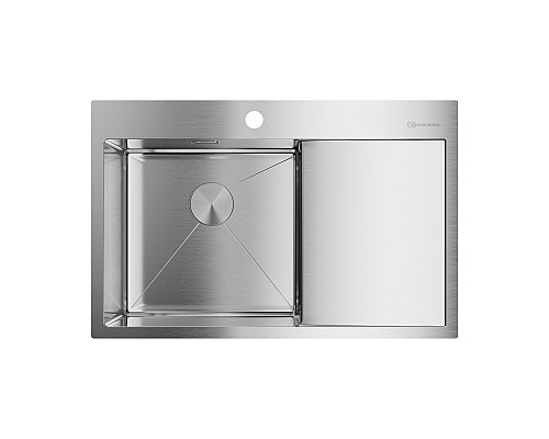Кухонная мойка Omoikiri Akisame 78-IN-L 4973060 нержавеющая сталь