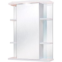 Зеркальный шкаф Onika Глория 55.01 L 205504 с подсветкой Белый