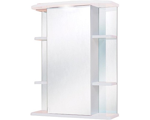 Зеркальный шкаф Onika Глория 55.01 L 205504 с подсветкой Белый