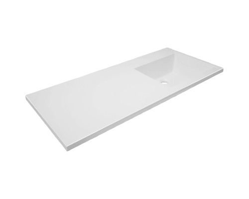 Раковина Эстет Даллас 115 R ФР-00001937 над стиральной машиной Белая