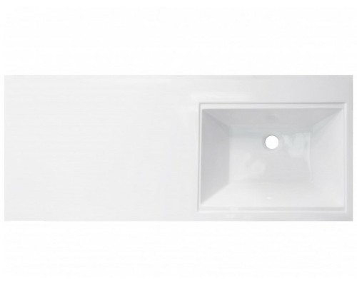 Раковина Эстет Даллас 115 R ФР-00001937 над стиральной машиной Белая