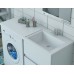 Раковина Эстет Даллас 115 R ФР-00001937 над стиральной машиной Белая