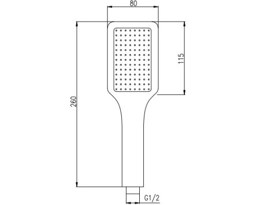 Душевой гарнитур Rav Slezak SK0065CMAT Черный матовый