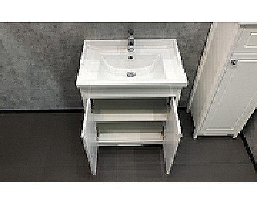 Тумба с раковиной Comforty Тбилиси 70 00003132629 Белая