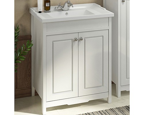 Тумба с раковиной Comforty Тбилиси 70 00003132629 Белая