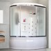 Душевой бокс Royal Bath ALP 150х100 с гидромассажем стекло матовое