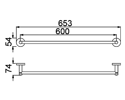 Полотенцедержатель Timo Saona 13053/03 черный