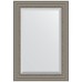 Зеркало Evoform Exclusive 96х66 BY 1277 с фацетом в багетной раме - Римское серебро 88 мм
