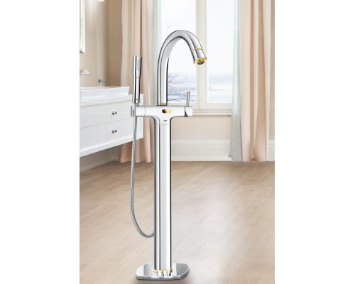 Смеситель Grohe однорычажный напольный для ванны