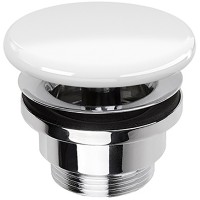 Донный клапан Simas click-clack Белый глянцевый