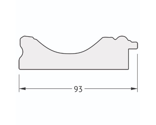 Зеркало Evoform Exclusive Floor 202х112 BY 6161 с фацетом в багетной раме - Серебряный акведук 93 мм